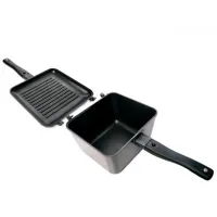 Veselă pentru camping Ridge Monkey Connect Multi Purpose Pan & Griddle Cantitatea în set - 2 photo 3