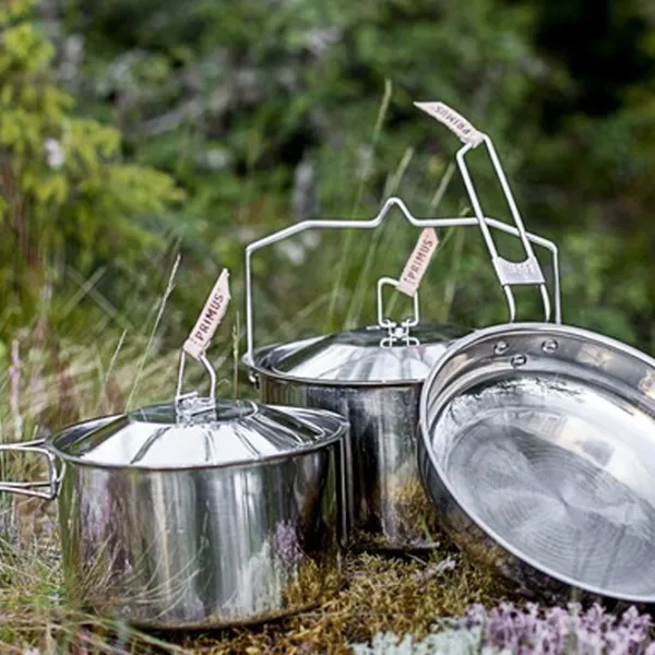 Посуда походная Primus CampFire Cookset S.S. Large Количество в наборе - 5 photo 3