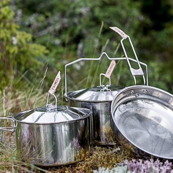Посуда походная Primus CampFire Cookset S.S. Large Количество в наборе - 5 photo 3