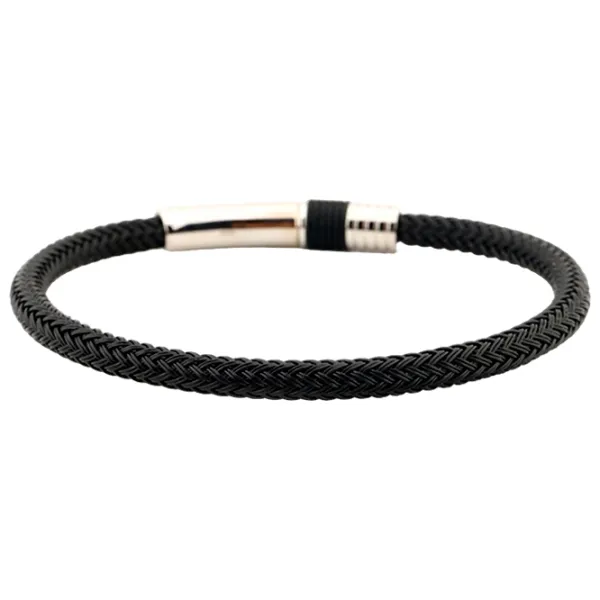 Brățară pentru bărbați EMPORIO ARMANI EGS1624001 Inox/ Black photo 2 Brățară pentru bărbați EMPORIO ARMANI EGS1624001 Inox/ Black photo 2