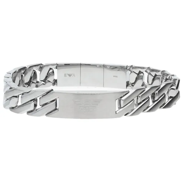 Браслет для мужчин EMPORIO ARMANI EGS2435040 нерж. сталь/ Серебристый photo 2 Браслет для мужчин EMPORIO ARMANI EGS2435040 нерж. сталь/ Серебристый photo 2