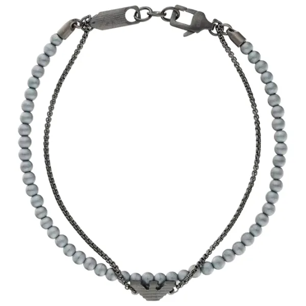 Brățară pentru bărbați EMPORIO ARMANI EGS2810060 Inox/ Grey photo 2 Brățară pentru bărbați EMPORIO ARMANI EGS2810060 Inox/ Grey photo 2