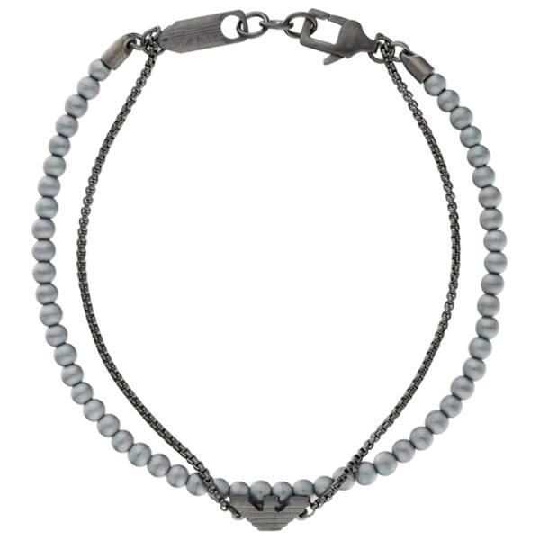 Brățară pentru bărbați EMPORIO ARMANI EGS2810060 Inox/ Grey photo 2 Brățară pentru bărbați EMPORIO ARMANI EGS2810060 Inox/ Grey photo 2