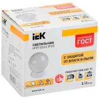 Plafonieră IEK LNPP0-9101-1-060-K01 152 mm/ Aluminiu photo 2