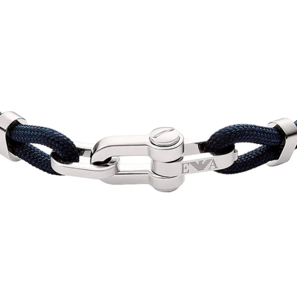 Brățară pentru bărbați EMPORIO ARMANI EGS2866040 Inox/ Blue photo 2 Brățară pentru bărbați EMPORIO ARMANI EGS2866040 Inox/ Blue photo 2