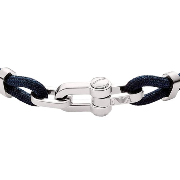 Brățară pentru bărbați EMPORIO ARMANI EGS2866040 Inox/ Blue photo 2 Brățară pentru bărbați EMPORIO ARMANI EGS2866040 Inox/ Blue photo 2