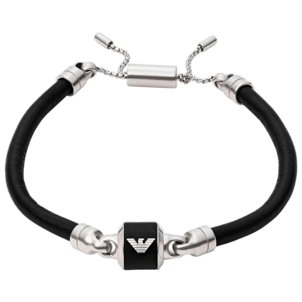 Brățară pentru bărbați EMPORIO ARMANI EGS2912040 Marmură/ Black photo 2 Brățară pentru bărbați EMPORIO ARMANI EGS2912040 Marmură/ Black photo 2