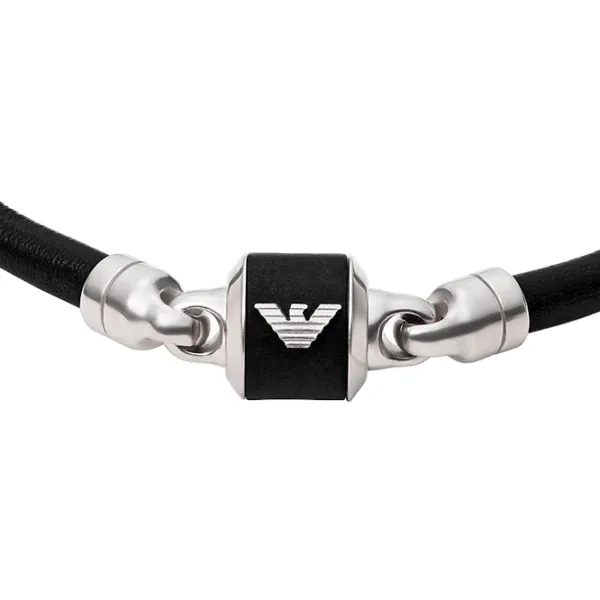 Brățară pentru bărbați EMPORIO ARMANI EGS2912040 Marmură/ Black photo 4 Brățară pentru bărbați EMPORIO ARMANI EGS2912040 Marmură/ Black photo 4