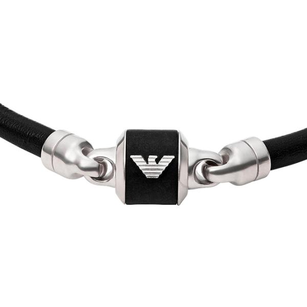 Brățară pentru bărbați EMPORIO ARMANI EGS2912040 Marmură/ Black photo 4 Brățară pentru bărbați EMPORIO ARMANI EGS2912040 Marmură/ Black photo 4
