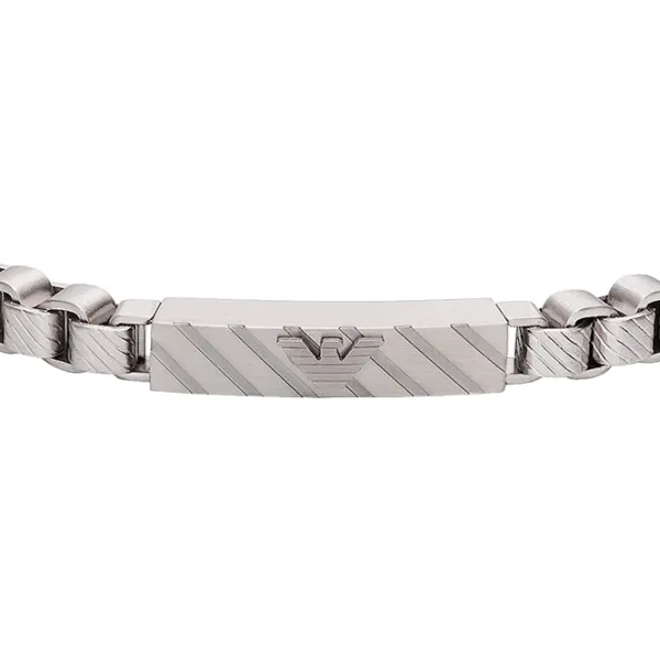 Браслет для мужчин EMPORIO ARMANI EGS2923040 нерж. сталь/ Серебристый photo 2 Браслет для мужчин EMPORIO ARMANI EGS2923040 нерж. сталь/ Серебристый photo 2