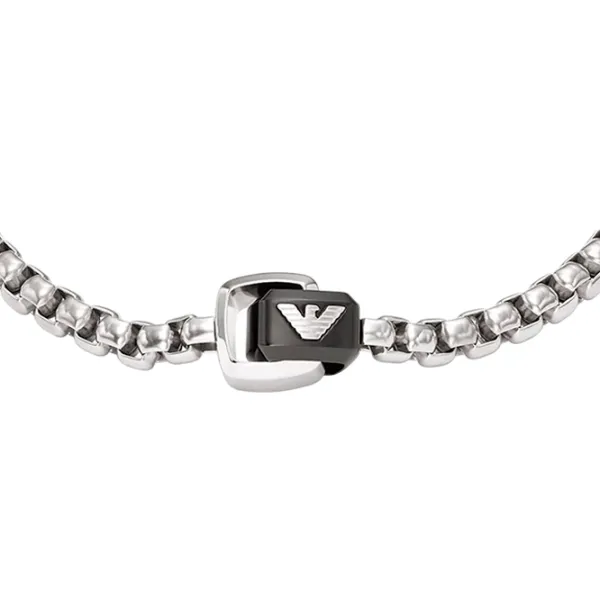 Brățară pentru bărbați EMPORIO ARMANI EGS2938040 Inox/ Silver photo 2 Brățară pentru bărbați EMPORIO ARMANI EGS2938040 Inox/ Silver photo 2