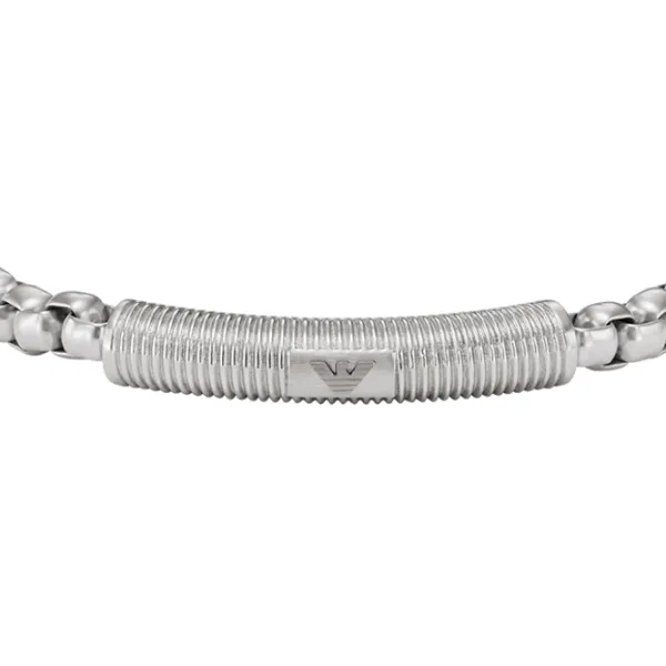 Brățară pentru bărbați EMPORIO ARMANI EGS2940040 Inox/ Silver photo 2 Brățară pentru bărbați EMPORIO ARMANI EGS2940040 Inox/ Silver photo 2