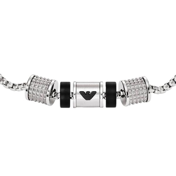 Brățară pentru bărbați EMPORIO ARMANI EGS2999040 Inox/ Silver photo 3 Brățară pentru bărbați EMPORIO ARMANI EGS2999040 Inox/ Silver photo 3