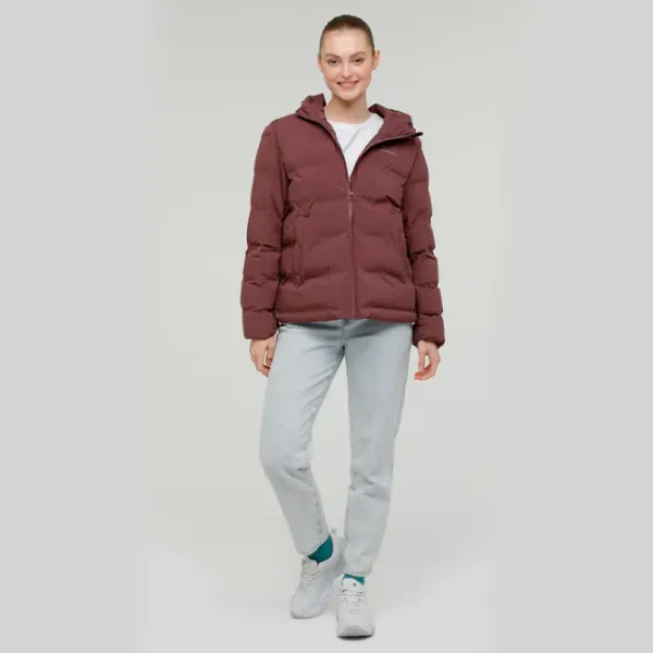Куртка для женщин Lumberjack 2W W-CT2002 JENNY COAT 2PR Осень - Зима/ Пурпурный photo 3