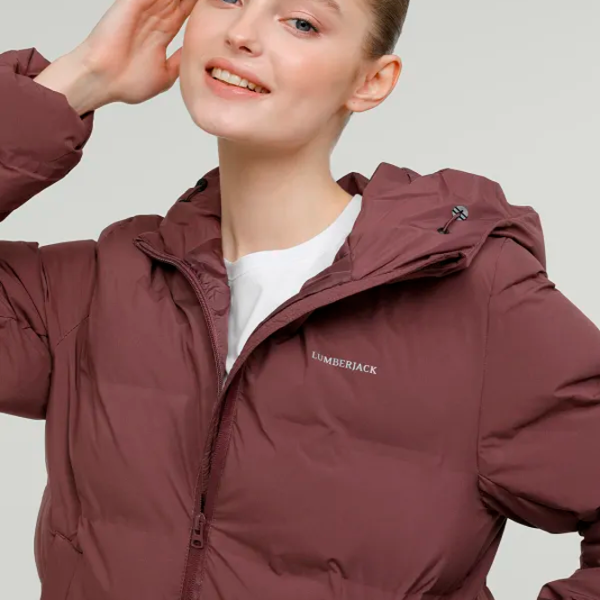 Куртка для женщин Lumberjack 2W W-CT2002 JENNY COAT 2PR Осень - Зима/ Пурпурный photo 4