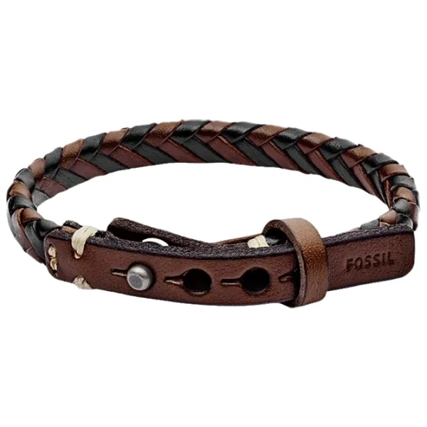 Браслет для мужчин FOSSIL JA5932716 Кожа/ Коричневый photo 2 Браслет для мужчин FOSSIL JA5932716 Кожа/ Коричневый photo 2