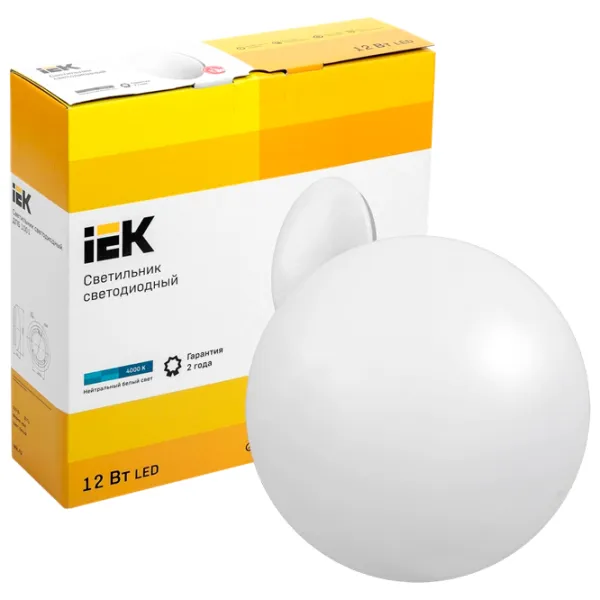 Plafonieră IEK LDPB0-1002-18-4000-K01 330 mm/ Oțel photo 5 Plafonieră IEK LDPB0-1002-18-4000-K01 330 mm/ Oțel photo 5