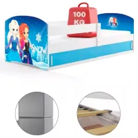 Детская кровать BMS Group Luki 1 Snow 80 x 160 см/ ЛДСП/ Графитовый photo 3