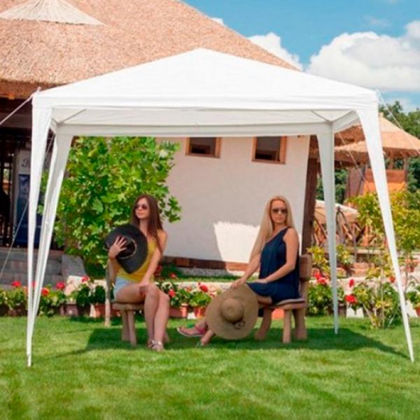 Палатка Villager Gazebo Синий Белый photo 2 Палатка Villager Gazebo Синий Белый photo 2