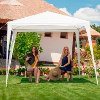 Палатка Villager Gazebo Синий Белый photo 2