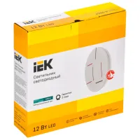 Plafonieră IEK LDPB0-2001-12-4000-K01 280 mm/ Oțel photo 3