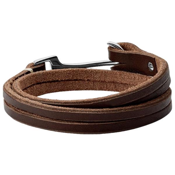 Brățară pentru bărbați FOSSIL JF02205040 Inox/ Brown photo 2 Brățară pentru bărbați FOSSIL JF02205040 Inox/ Brown photo 2