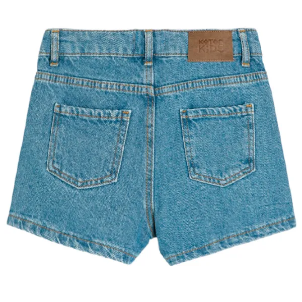 Pantaloni scurți pentru fetiţe Koton 4SKG40022AD 140/ Indigo photo 2 Pantaloni scurți pentru fetiţe Koton 4SKG40022AD 140/ Indigo photo 2