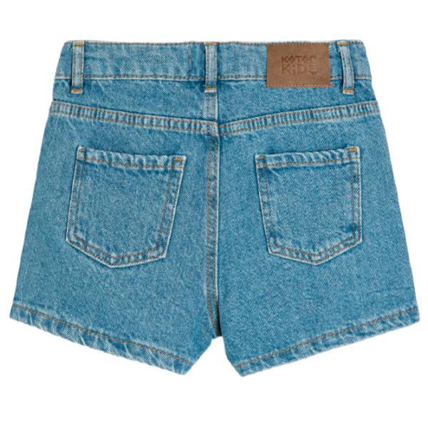 Pantaloni scurți pentru fetiţe Koton 4SKG40022AD 140/ Indigo photo 2 Pantaloni scurți pentru fetiţe Koton 4SKG40022AD 140/ Indigo photo 2