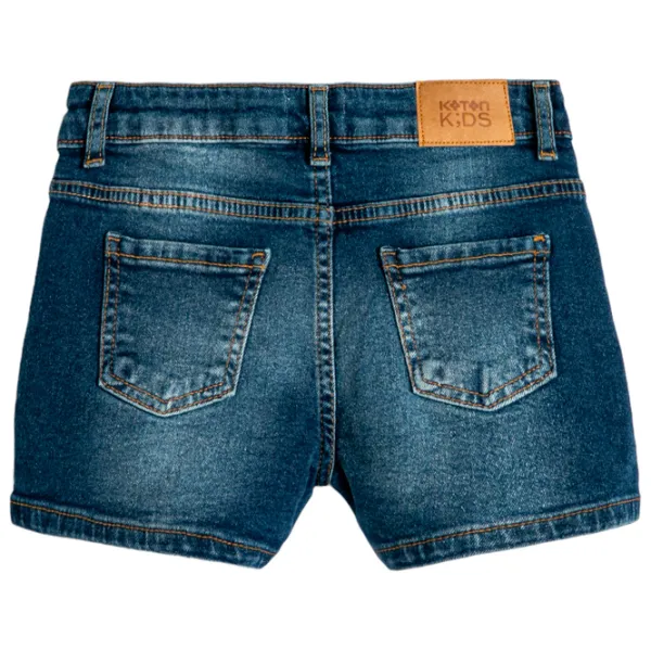 Pantaloni scurți pentru fetiţe Koton 4SKG40042AD 116/ Indigo photo 2 Pantaloni scurți pentru fetiţe Koton 4SKG40042AD 116/ Indigo photo 2