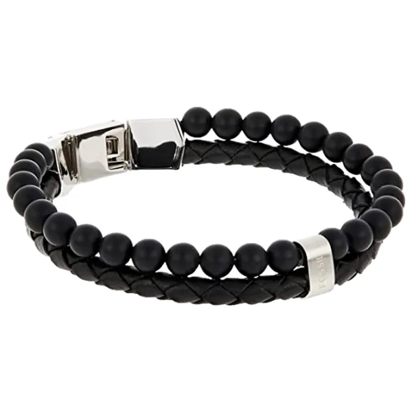 Brățară pentru bărbați FOSSIL JF02763040 Piatră semiprețioasă/ Black photo 2 Brățară pentru bărbați FOSSIL JF02763040 Piatră semiprețioasă/ Black photo 2