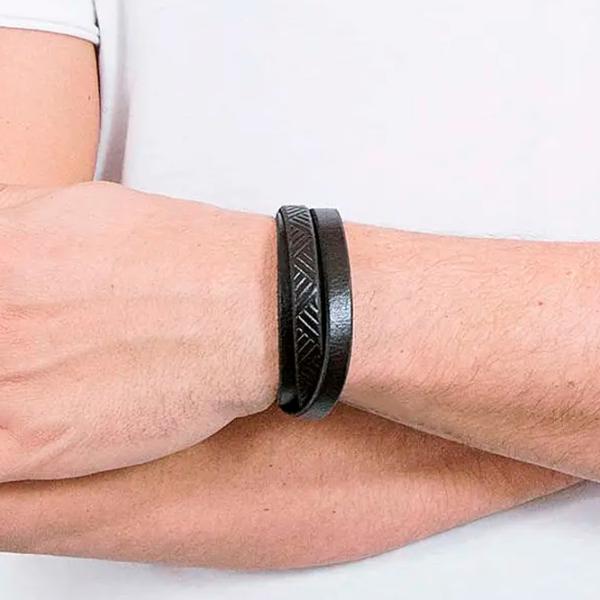 Браслет для мужчин FOSSIL JF02999040 нерж. сталь/ Коричневый photo 2 Браслет для мужчин FOSSIL JF02999040 нерж. сталь/ Коричневый photo 2