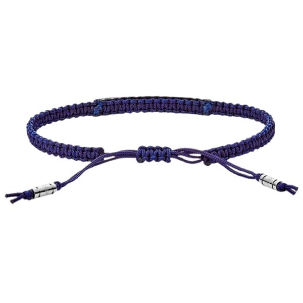 Brățară pentru bărbați FOSSIL JF03127040 Inox/ Blue photo 2 Brățară pentru bărbați FOSSIL JF03127040 Inox/ Blue photo 2