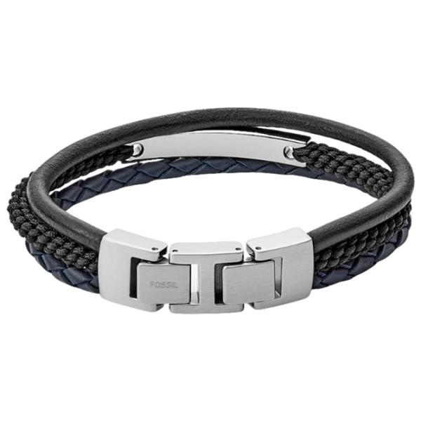 Brățară pentru bărbați FOSSIL JF03186040 Inox/ Black photo 2 Brățară pentru bărbați FOSSIL JF03186040 Inox/ Black photo 2