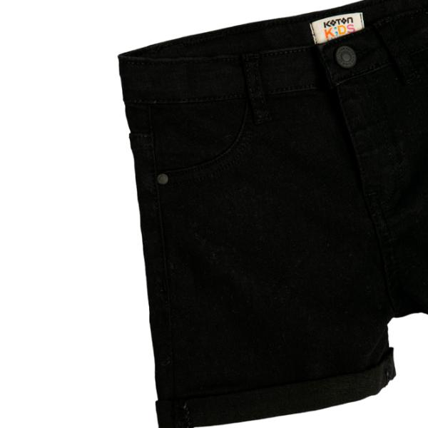 Pantaloni scurți pentru fetiţe Koton 4SKG40015AD 122/ Black photo 3