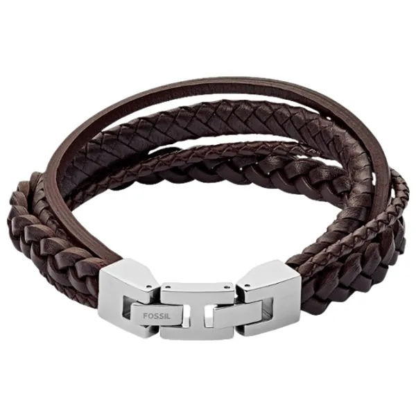 Браслет для мужчин FOSSIL JF03190040 нерж. сталь/ Коричневый photo 2