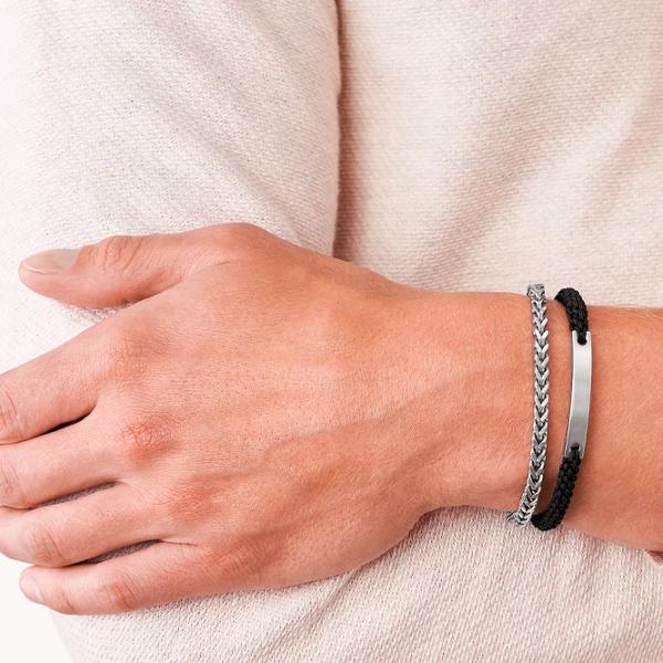 Brățară pentru bărbați FOSSIL JF03325040 Inox/ Silver photo 3
