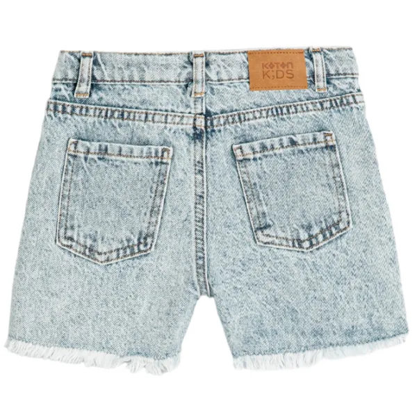 Pantaloni scurți pentru fetiţe Koton 4SKG40017AD 128/ Licht Indigo photo 2 Pantaloni scurți pentru fetiţe Koton 4SKG40017AD 128/ Licht Indigo photo 2