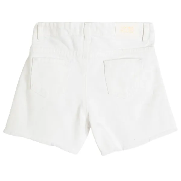 Pantaloni scurți pentru fetiţe Koton 4SKG40012AD 152/ White photo 2 Pantaloni scurți pentru fetiţe Koton 4SKG40012AD 152/ White photo 2
