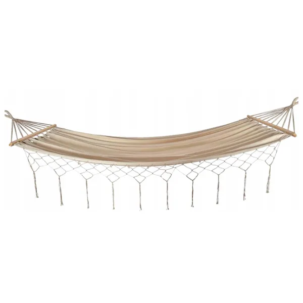 Гамак GardenLine HAM3286 5710352 120 кг/ Хлопок/ Бежевый photo 2