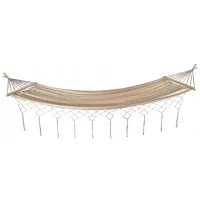 Гамак GardenLine HAM3286 5710352 120 кг/ Хлопок/ Бежевый photo 2
