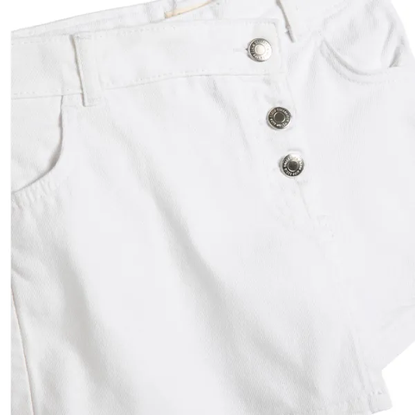 Pantaloni scurți pentru fete Koton 4SKG40024AD 152 / White photo 3 Pantaloni scurți pentru fete Koton 4SKG40024AD 152 / White photo 3