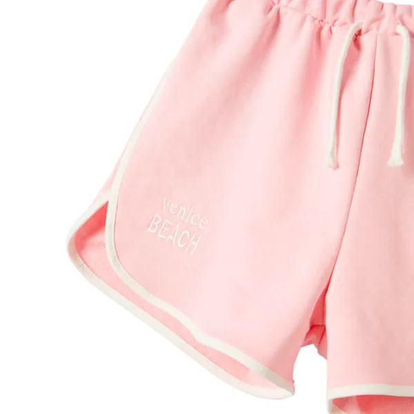 Pantaloni scurți pentru fetiţe Koton 4SKG40070AK 128/ Pink photo 3