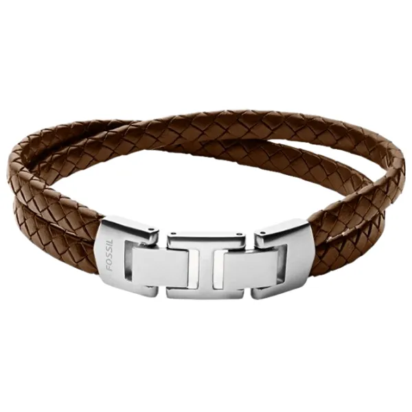 Brățară pentru bărbați FOSSIL JF03685040 Inox/ Brown photo 2