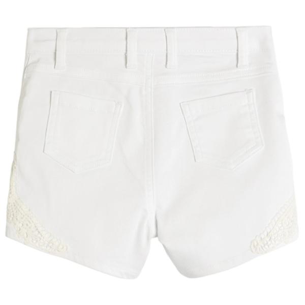 Pantaloni scurți pentru fetiţe Koton 4SKG40060AW 116/ White photo 2 Pantaloni scurți pentru fetiţe Koton 4SKG40060AW 116/ White photo 2