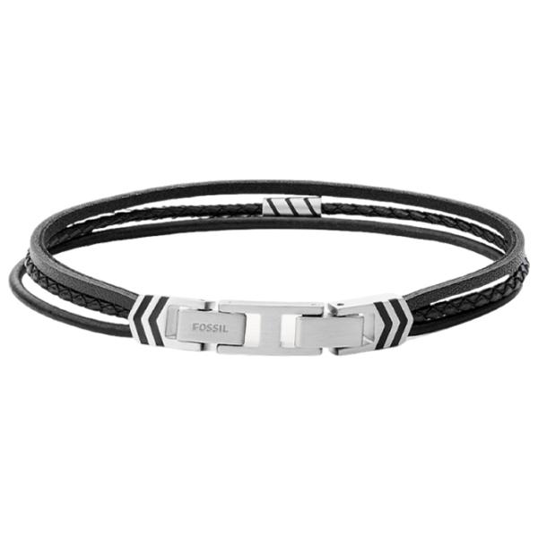 Brățară pentru bărbați FOSSIL JF03713040 Inox/ Black photo 2 Brățară pentru bărbați FOSSIL JF03713040 Inox/ Black photo 2