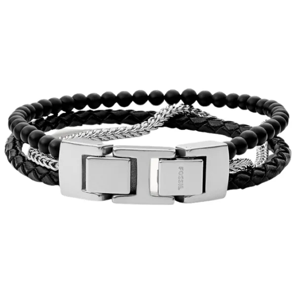 Браслет для мужчин FOSSIL JF03850040 нерж. сталь/ Черный photo 2 Браслет для мужчин FOSSIL JF03850040 нерж. сталь/ Черный photo 2