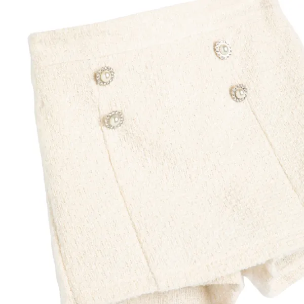 Pantaloni scurți pentru fetiţe Koton 4SMG40038AW 104/ Ecru photo 3 Pantaloni scurți pentru fetiţe Koton 4SMG40038AW 104/ Ecru photo 3