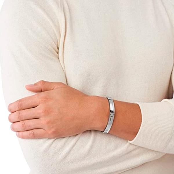Brățară pentru bărbați FOSSIL JF03995040 Inox/ Silver photo 3 Brățară pentru bărbați FOSSIL JF03995040 Inox/ Silver photo 3