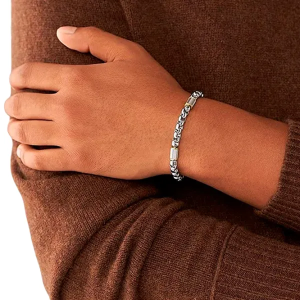 Brățară pentru bărbați FOSSIL JF04138998 Inox/ Silver photo 5