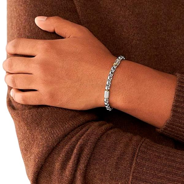 Brățară pentru bărbați FOSSIL JF04138998 Inox/ Silver photo 5